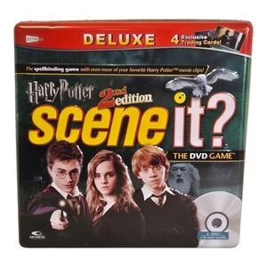 Harry Potter Scene It? Deluxe 2nd Edition In Collectible Tin *No Trading Cards*